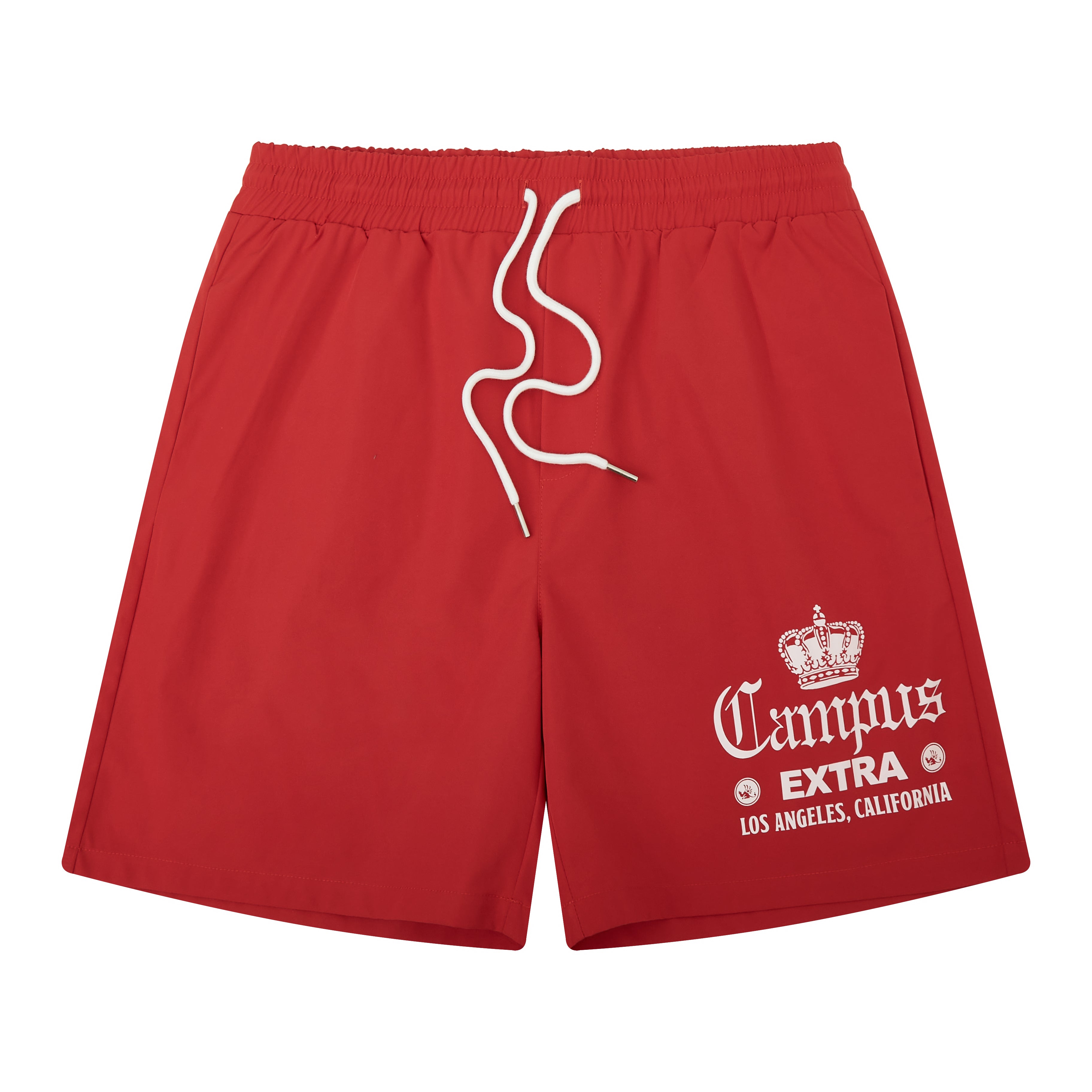 La Vida Nylon Shorts (Red)